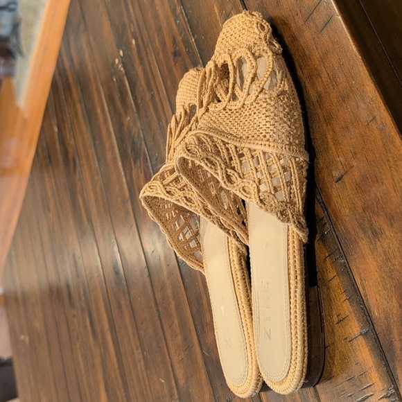 Zyne Raffy I Mule Slides Raffia 38 - Picture 3 of 9